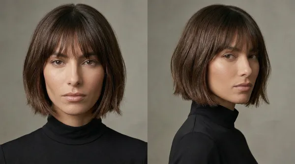Photorealistic AI model reference locking down character features and texture mapping